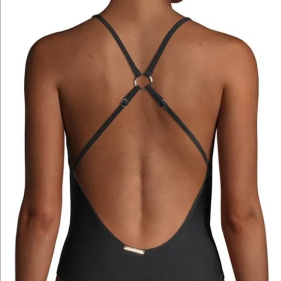 JUICY COUTURE Nailhead Black one piece swimsuit - Picture 10 of 12